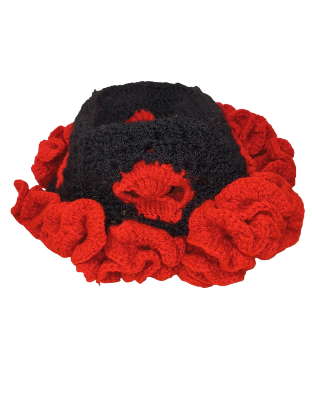 Skull Ruffle Hat